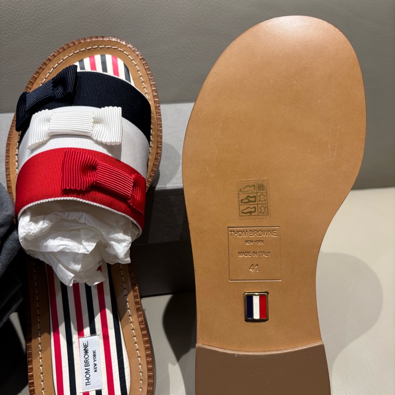 🇺🇸紐約 THOM BROWNE 蝴蝶結拖鞋-6