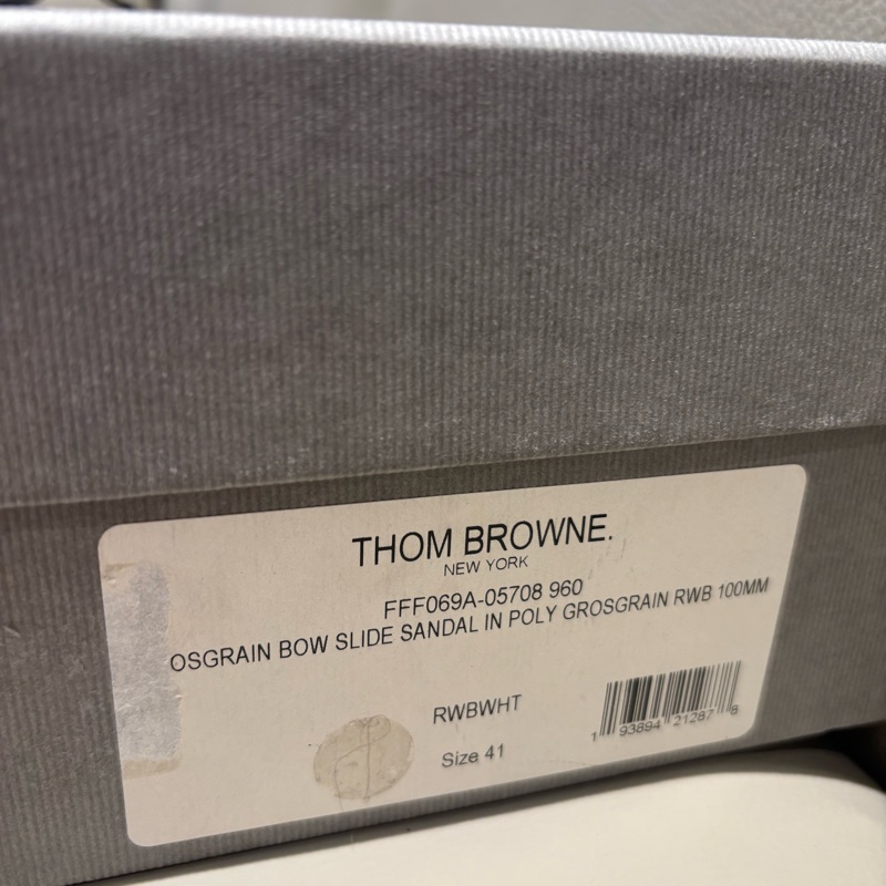 🇺🇸紐約 THOM BROWNE 蝴蝶結拖鞋-7