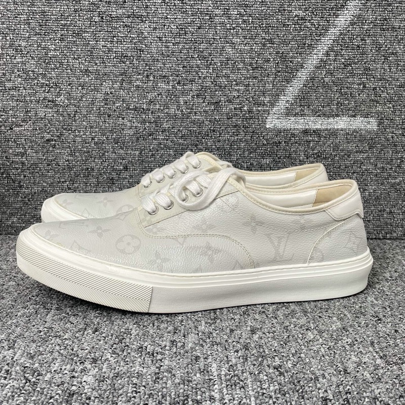 Louis Vuitton 路易威登 灰白色老花板鞋43碼🧡-1