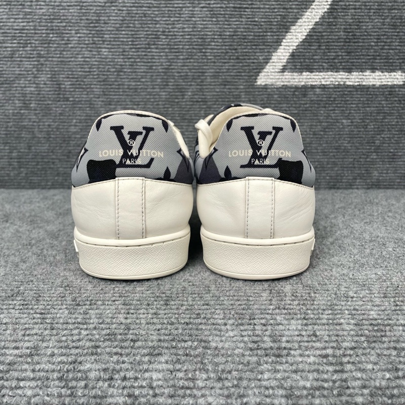Louis Vuitton 路易威登 白色皮面老花板鞋42碼🧡-2