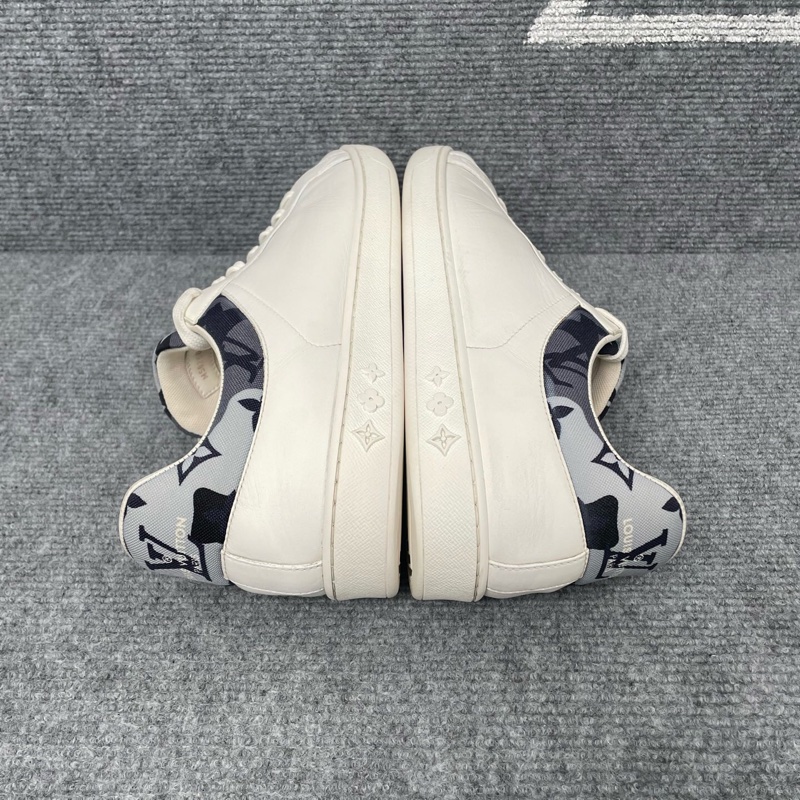 Louis Vuitton 路易威登 白色皮面老花板鞋42碼🧡-4