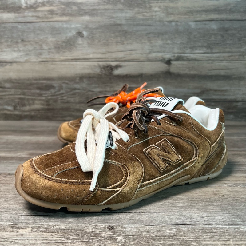 miumiu x NEW BALANCE NB 530 繆繆聯名款棕色 37.5碼-0