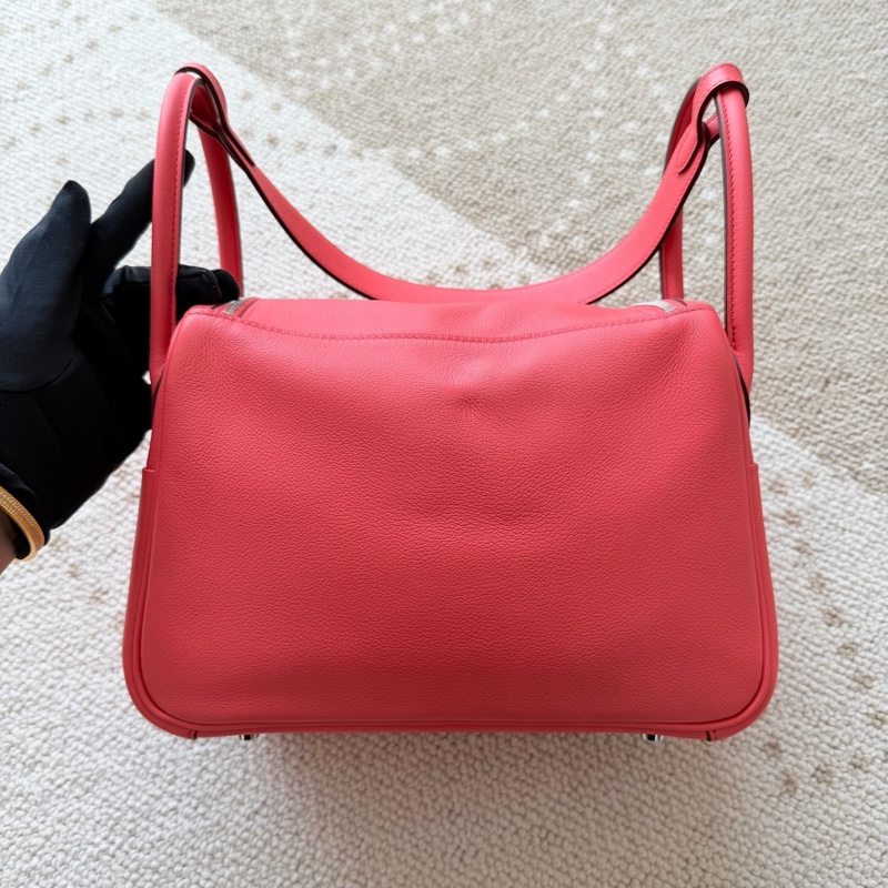 Hermes 愛馬仕 lindy26唇膏粉銀扣ec皮-1