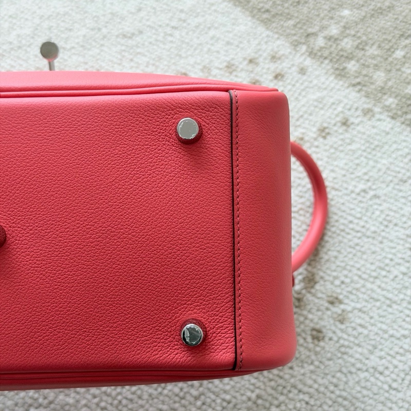 Hermes 愛馬仕 lindy26唇膏粉銀扣ec皮-6