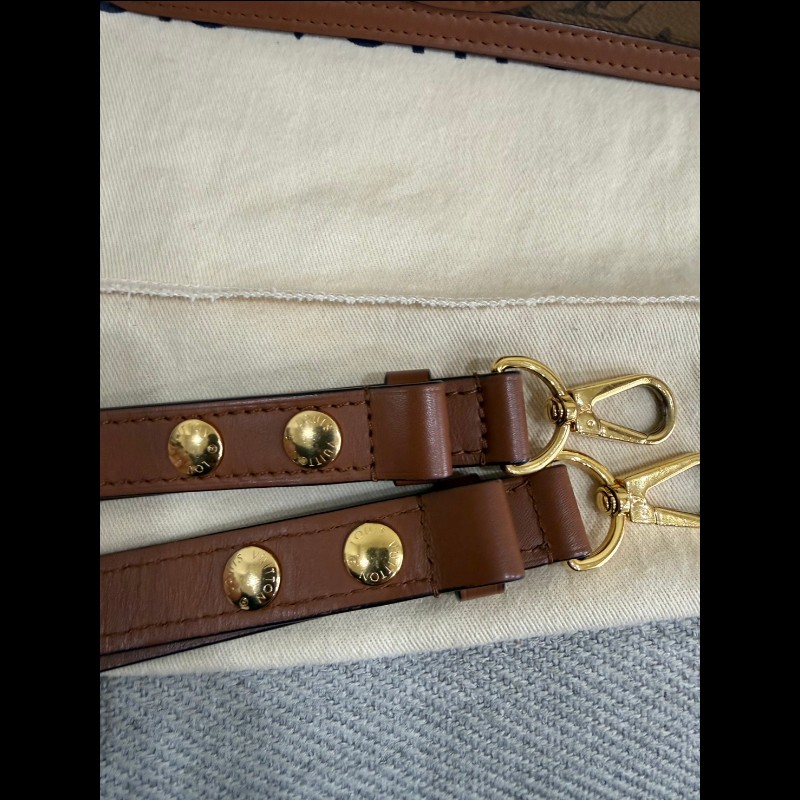 Lv雙色原花Mini dauphine 肩斜背包-19