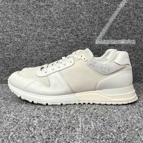 Louis Vuitton 路易威登 白色皮面網面運動鞋@41.5碼🧡