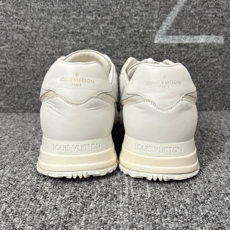 Louis Vuitton 路易威登 白色皮面網面運動鞋@41.5碼🧡-2