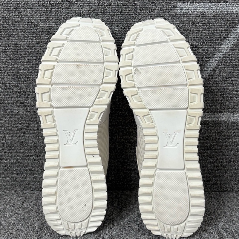 Louis Vuitton 路易威登 白色皮面網面運動鞋@41.5碼🧡-7