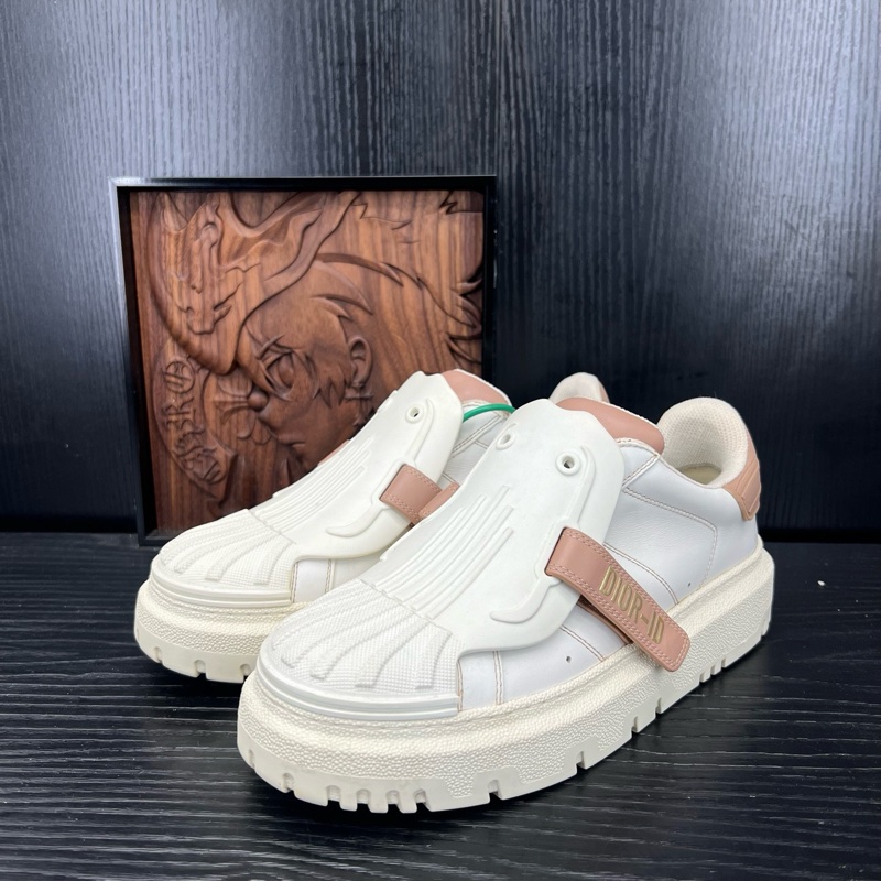 Dior 迪奧 貝殼鞋 奶茶色 37.5 碼-0