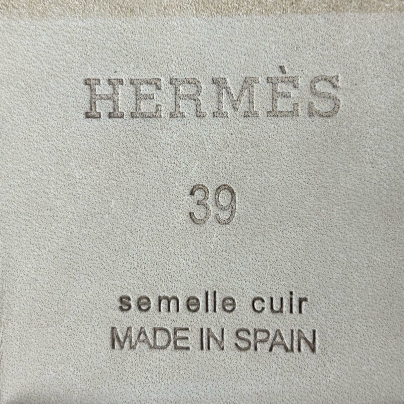 閒置 Hermes愛馬仕拼色漁夫鞋 尺碼：39 碼🧡-5