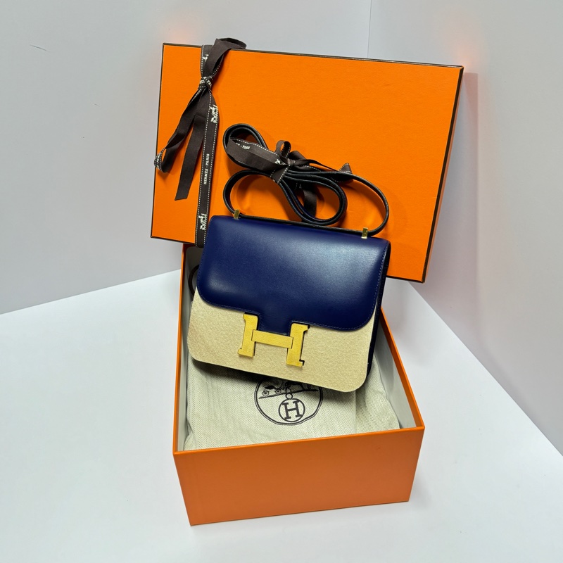 【新版康康😍】Hermes Constance 康康18 皇家藍/金釦 （專櫃價不含配貨46萬）-2
