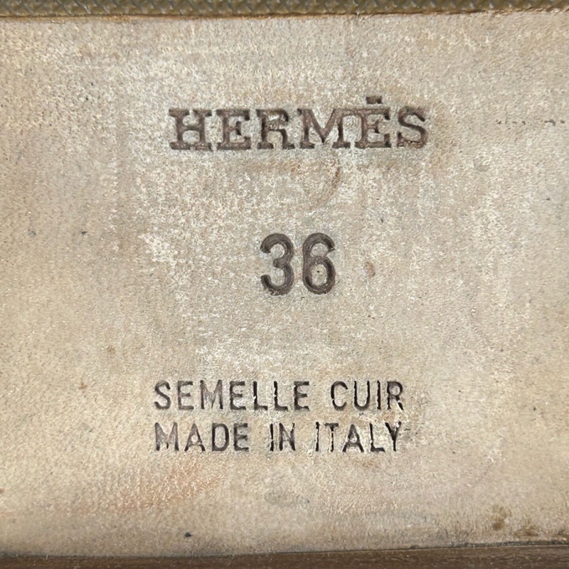 Hermes愛馬仕白色拖鞋 尺碼:36 碼🧡已貼底-5