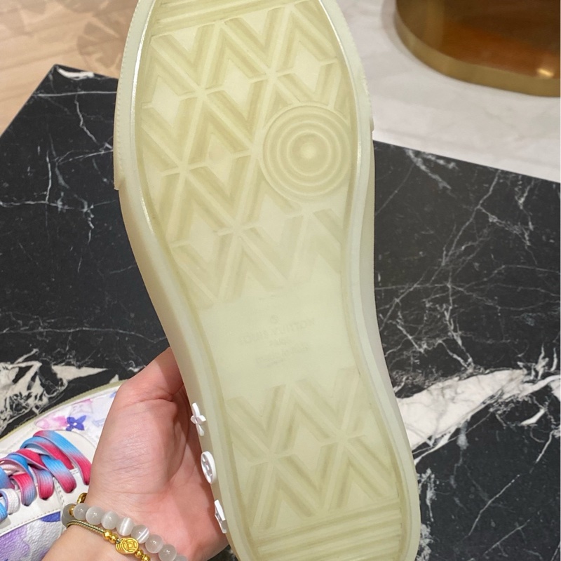 僅穿一次LV/路易威登 2021SS WATERCOLOR水彩夏日系列休閒鞋 板鞋低幫鞋40碼-7