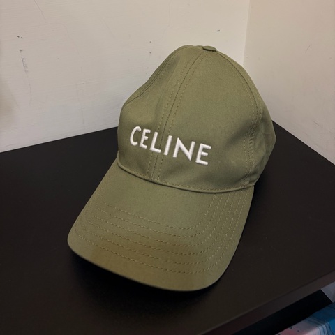 CELINE棒球帽 M號軍綠色全新未使用