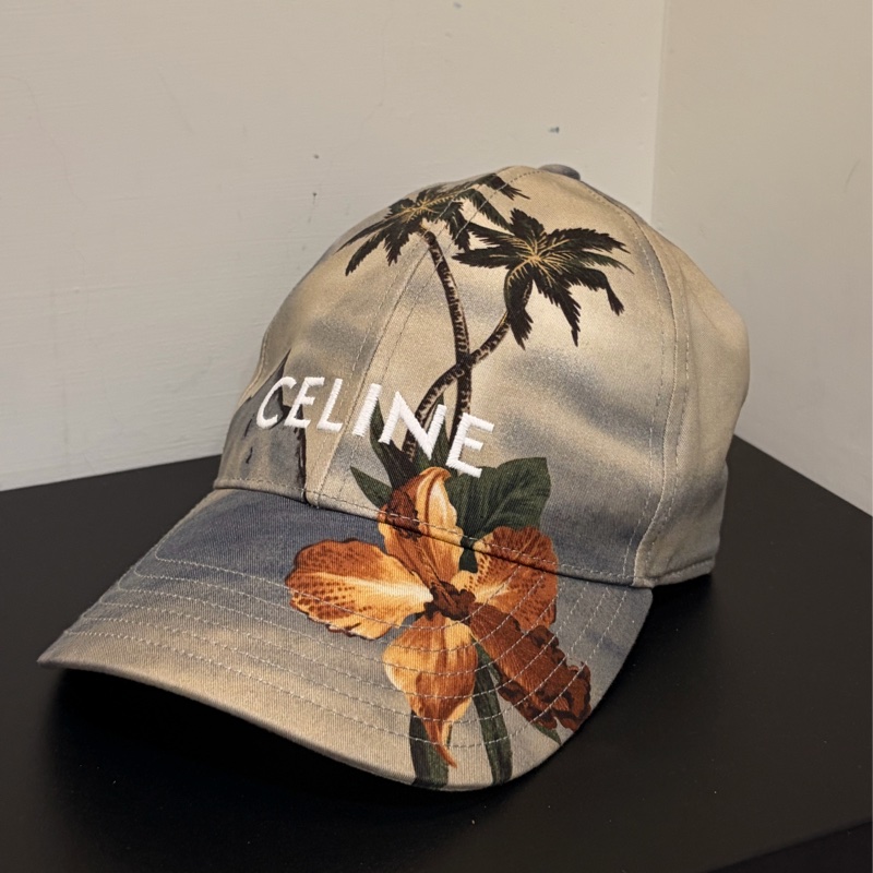 CELINE棒球帽 M號軍綠色全新未使用-2