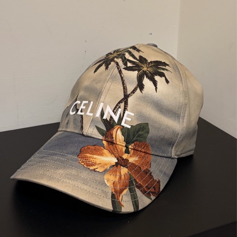 Celine棒球帽 M號 花卉款9.9新-1