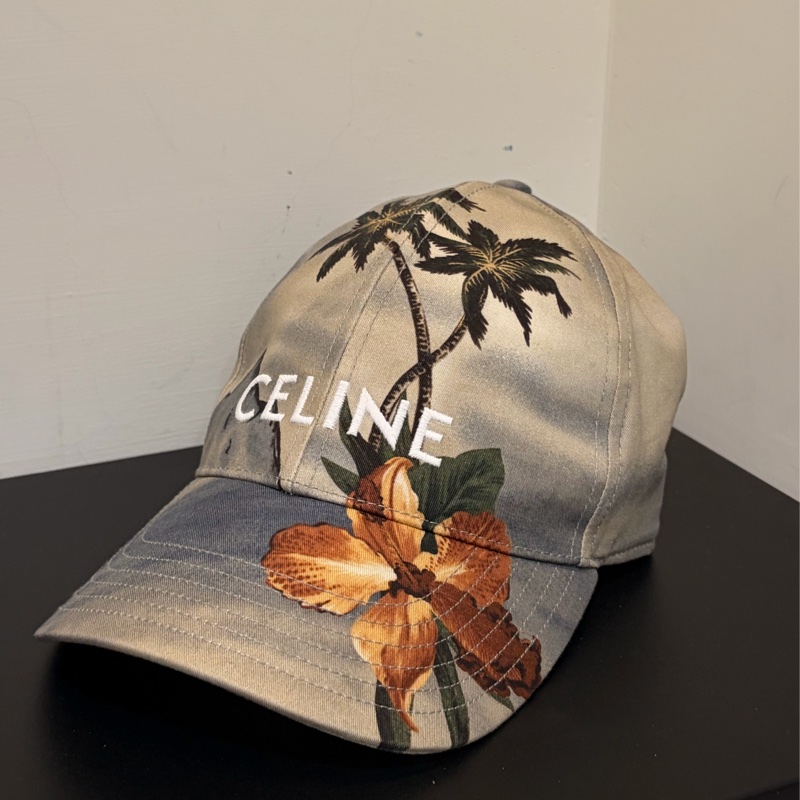 Celine棒球帽 M號 花卉款9.9新-6