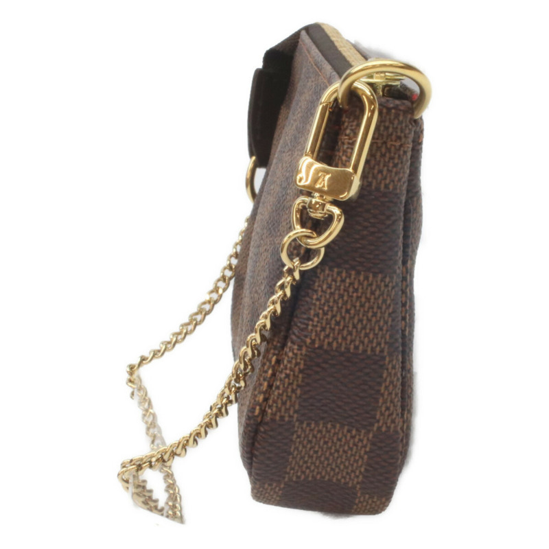 LOUIS VUITTON N58009 Damier 迷你手拿包配件袋棕色女式-1