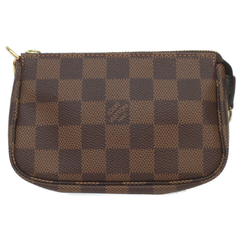 LOUIS VUITTON N58009 Damier 迷你手拿包配件袋棕色女式-2