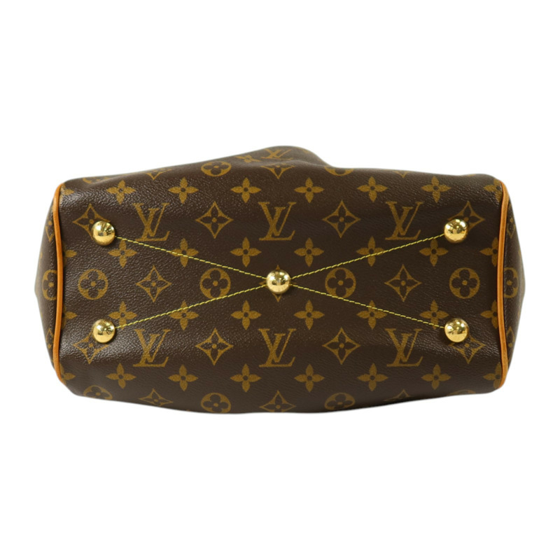 LOUIS VUITTON Monogram Tivoli PM金扣手挽袋-3