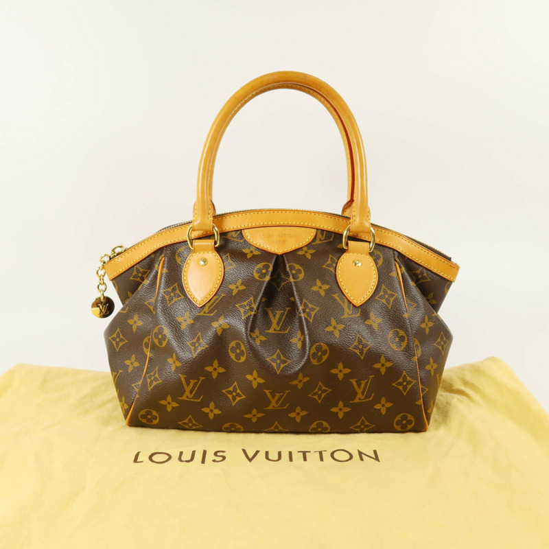LOUIS VUITTON Monogram Tivoli PM金扣手挽袋-9