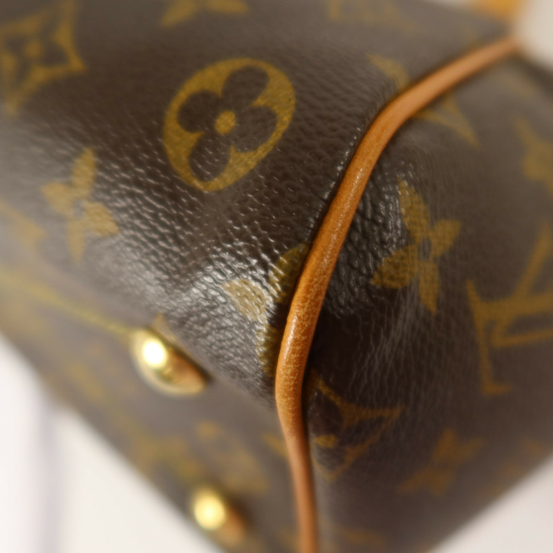 LOUIS VUITTON Monogram Tivoli PM金扣手挽袋-13