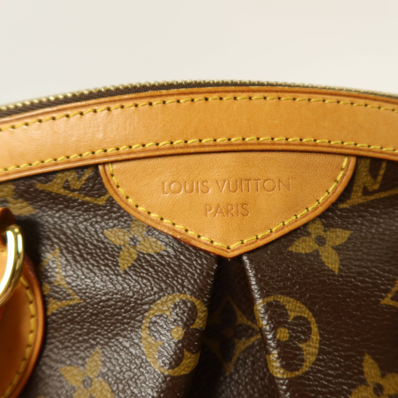 LOUIS VUITTON Monogram Tivoli PM金扣手挽袋-14