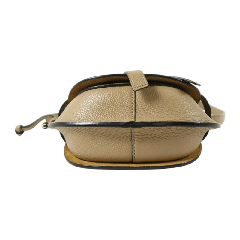 LOEWE 牛皮皮革Mini Gate金扣肩背袋-3