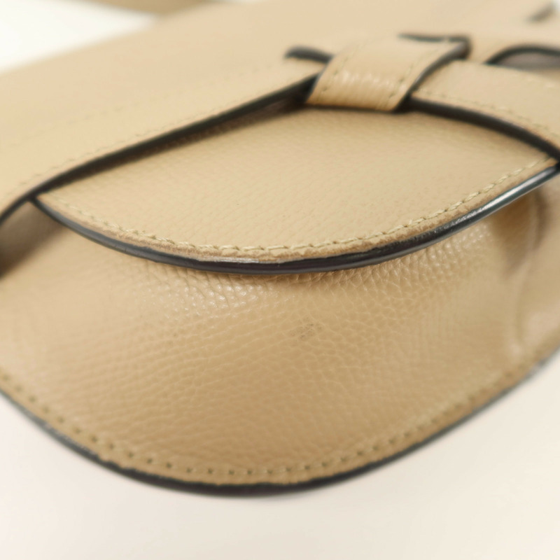 LOEWE 牛皮皮革Mini Gate金扣肩背袋-10