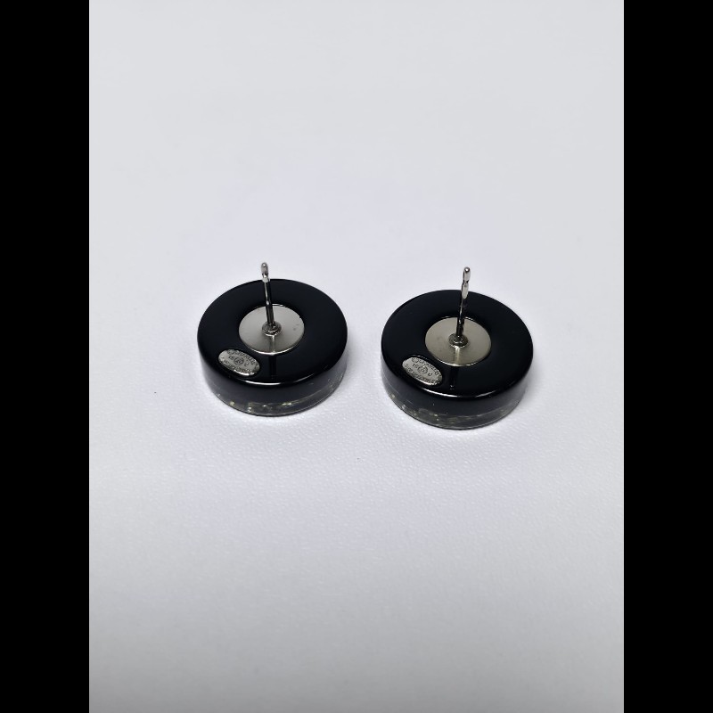 Chanel - CC Round Earrings-6