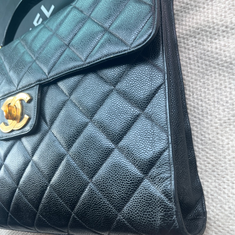 Chanel 香奈兒荔枝皮公事包-5
