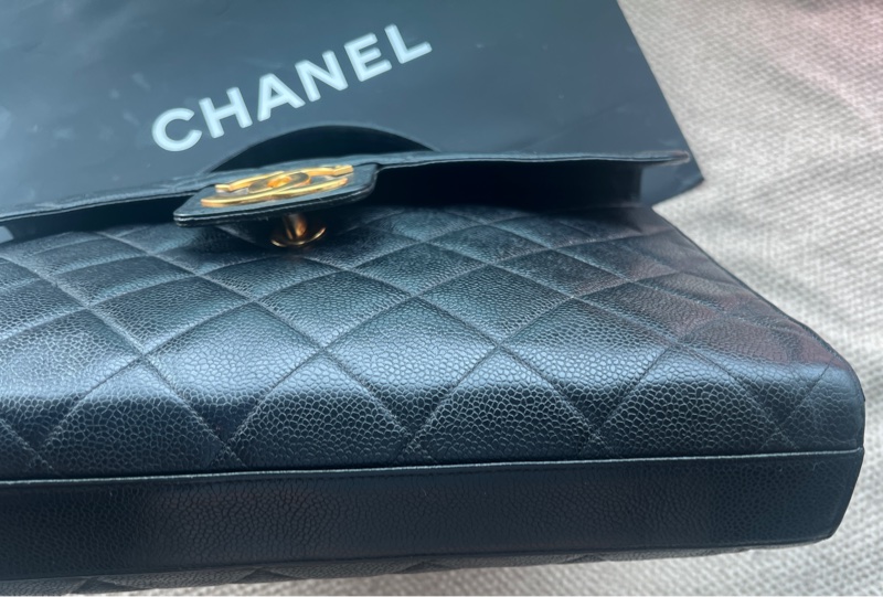 Chanel 香奈兒荔枝皮公事包-8