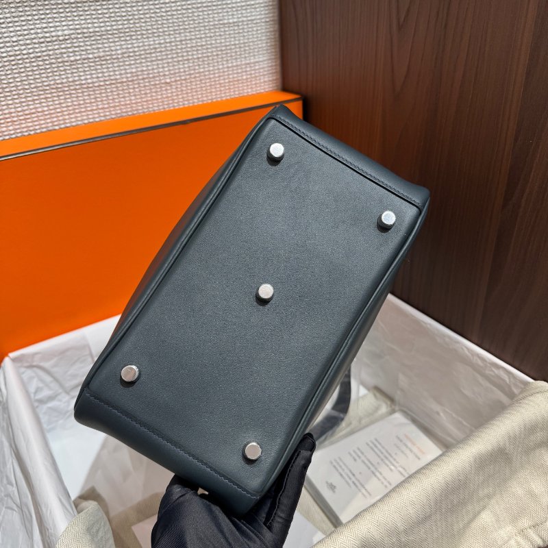 全新品 HERMES愛馬仕 Lindy26 盧梭綠拼孔雀綠-4
