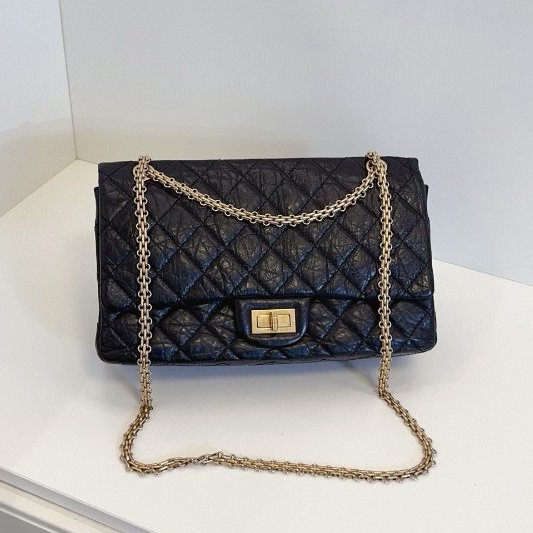 香奈兒/Chanel 經典黑金雙蓋2.55 鏈條包-0