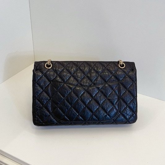香奈兒/Chanel 經典黑金雙蓋2.55 鏈條包-6