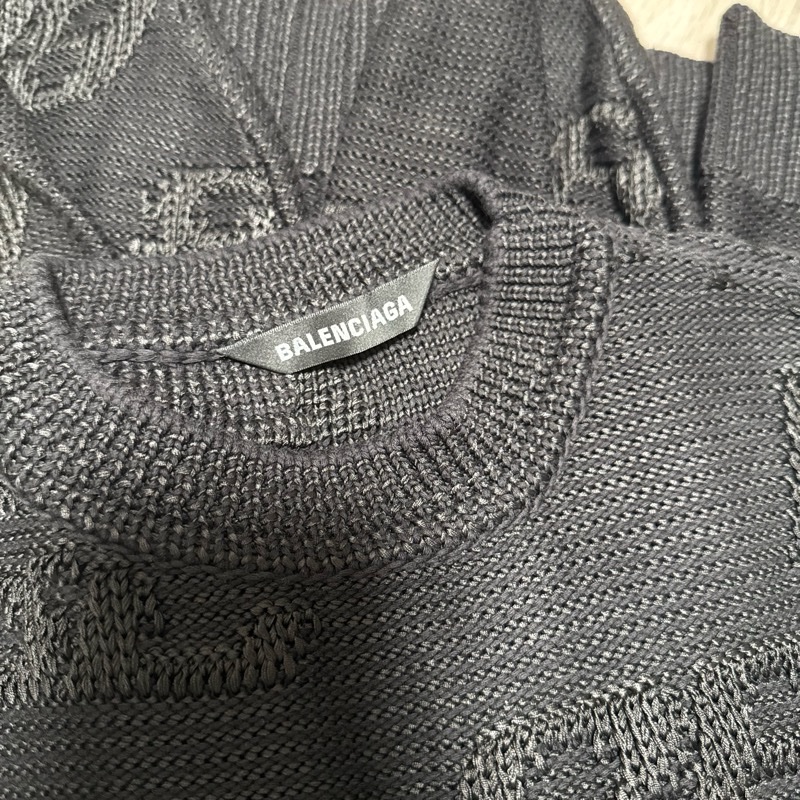 Balenciaga 黑色logo 毛衣S碼-4