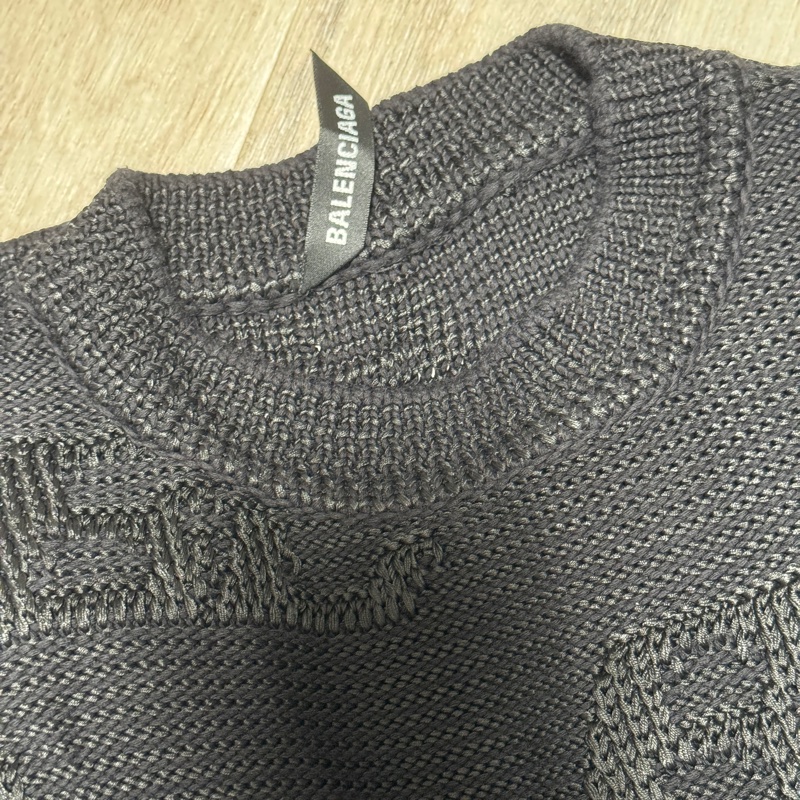 Balenciaga 黑色logo 毛衣S碼-5