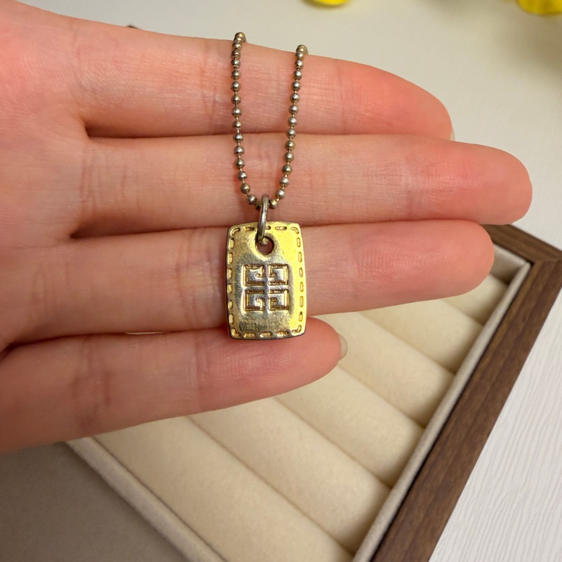 Givenchy 鍍金項鏈 4G Logo 頸鏈 紀梵希-5