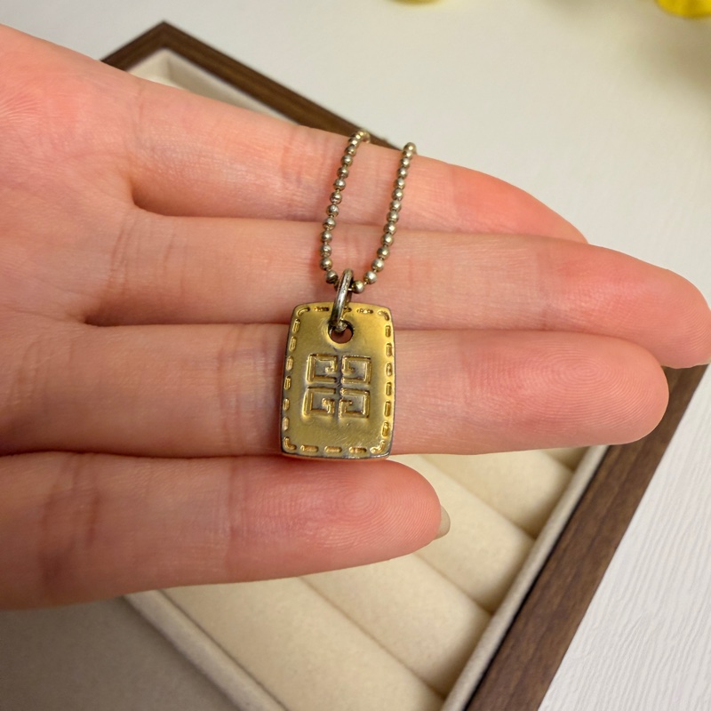Givenchy 鍍金項鏈 4G Logo 頸鏈 紀梵希-7