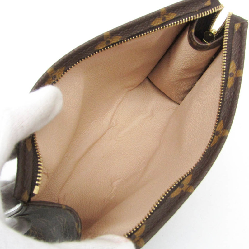 路易威登 Monogram Pochette Toilet 19 M47544 男女通用棕色手拿包-2