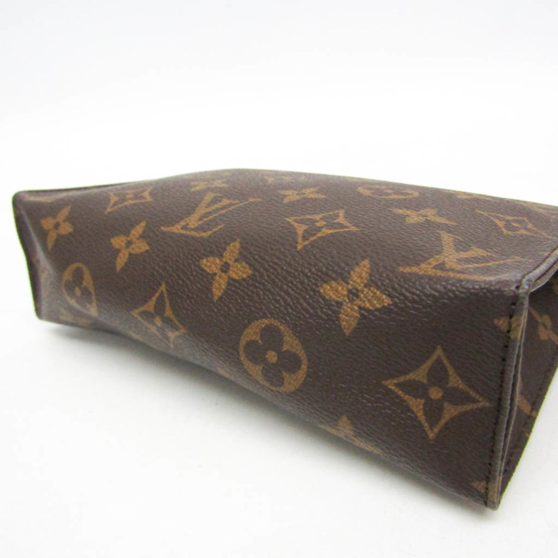 路易威登 Monogram Pochette Toilet 19 M47544 男女通用棕色手拿包-4