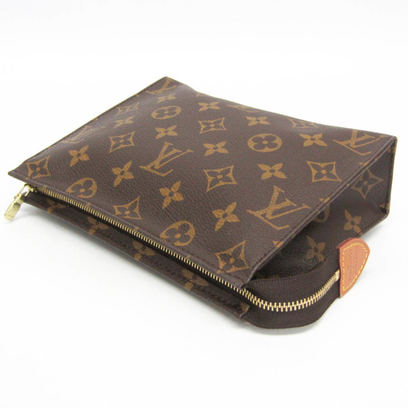 路易威登 Monogram Pochette Toilet 19 M47544 男女通用棕色手拿包-5