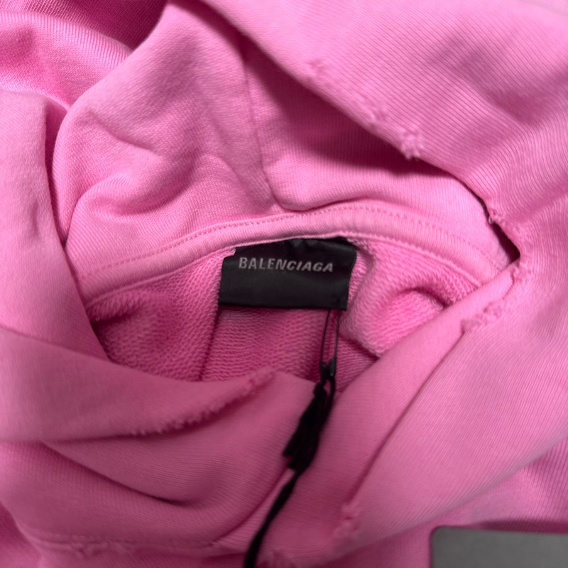 Balenciaga巴黎世家 Logo印花连帽长袖 卫衣 宽松版型 男款-6