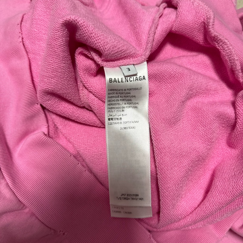 Balenciaga巴黎世家 Logo印花连帽长袖 卫衣 宽松版型 男款-7