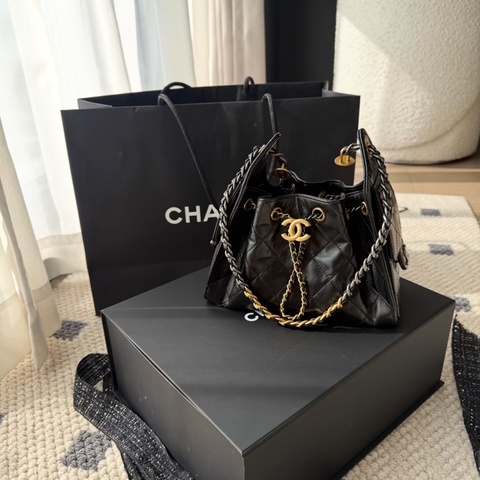 Chanel 25 Mini 黑金