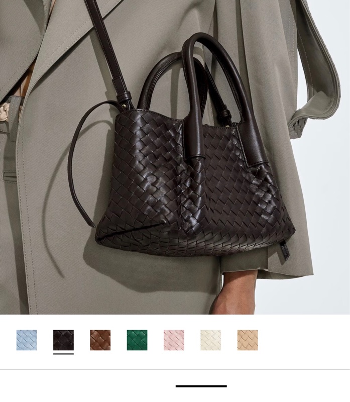 Bottega Veneta Pinacoteca藝廊包黑色小號單肩包-0
