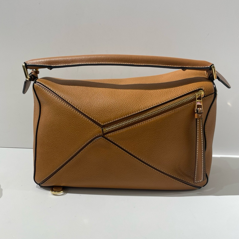 Loewe 羅意威puzzle焦糖色幾何包中號尺寸28*12*17 🈚附件-3