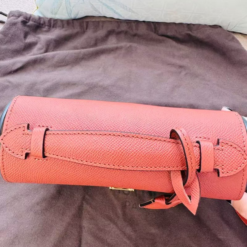 Moynat 馬鞍包 Flori 斜背包20×9×19cm 99新配件塵袋 肩帶-3