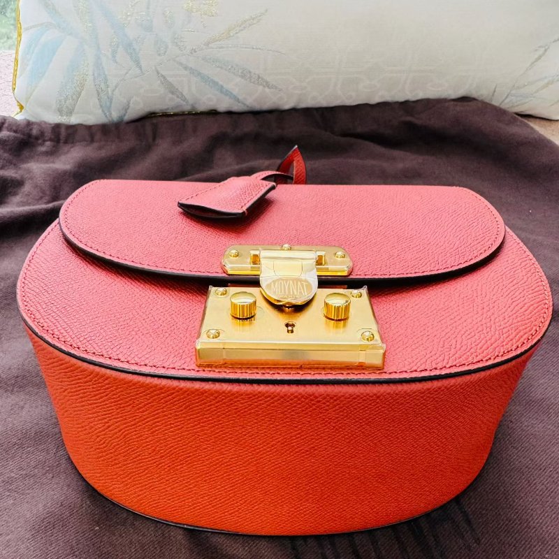 Moynat 馬鞍包 Flori 斜背包20×9×19cm 99新配件塵袋 肩帶-4