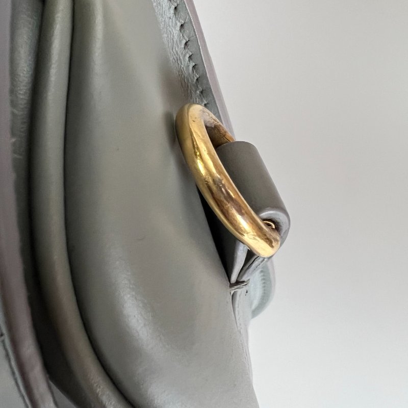 DIOR  灰皮革BOBBY中號 肩背包-8